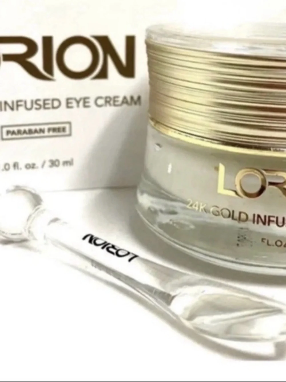 New Lorion 24K Gold Infused Eye Cream 30 ml NEW
